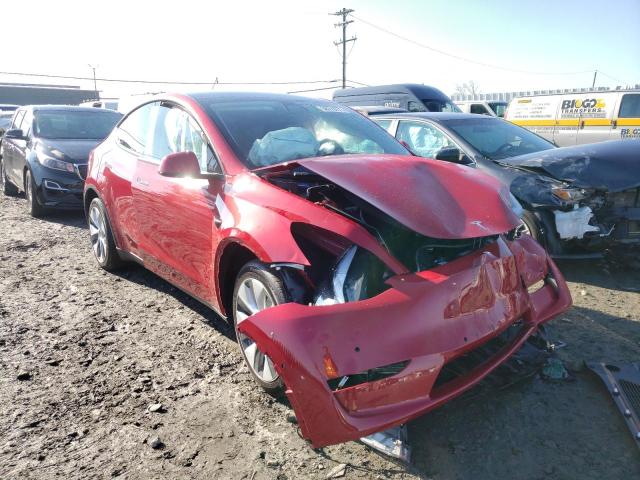 TESLA MODEL Y 2022 with VIN 7SAYGAEE0NF379361 - Photo from auction