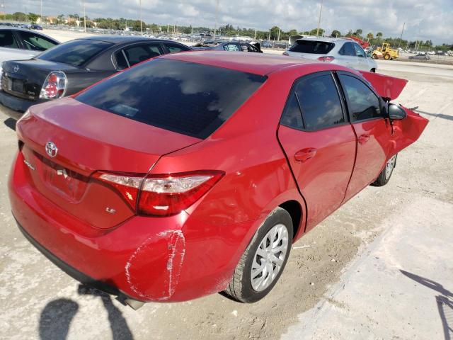 Photo 4 from auction – 2019 TOYOTA COROLLA LE with VIN 5YFBURHE7KP929516