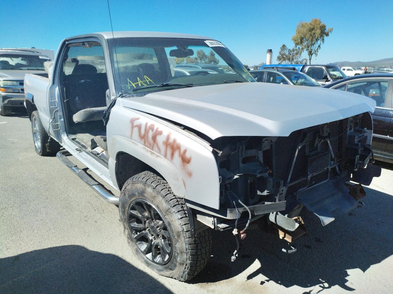 CHEVROLET SILVERADO 2003 with VIN 1GCEK19T53Z296331 - Photo from auction