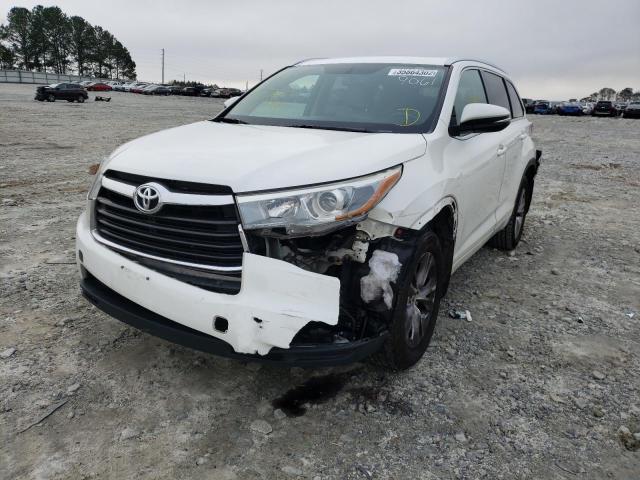 Photo 2 from auction – 2015 TOYOTA HIGHLANDER with VIN 5TDJKRFH4FS159061