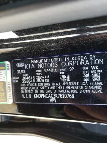 Photo 10 from auction – 2019 KIA SPORTAGE E with VIN KNDPNCAC3K7610768