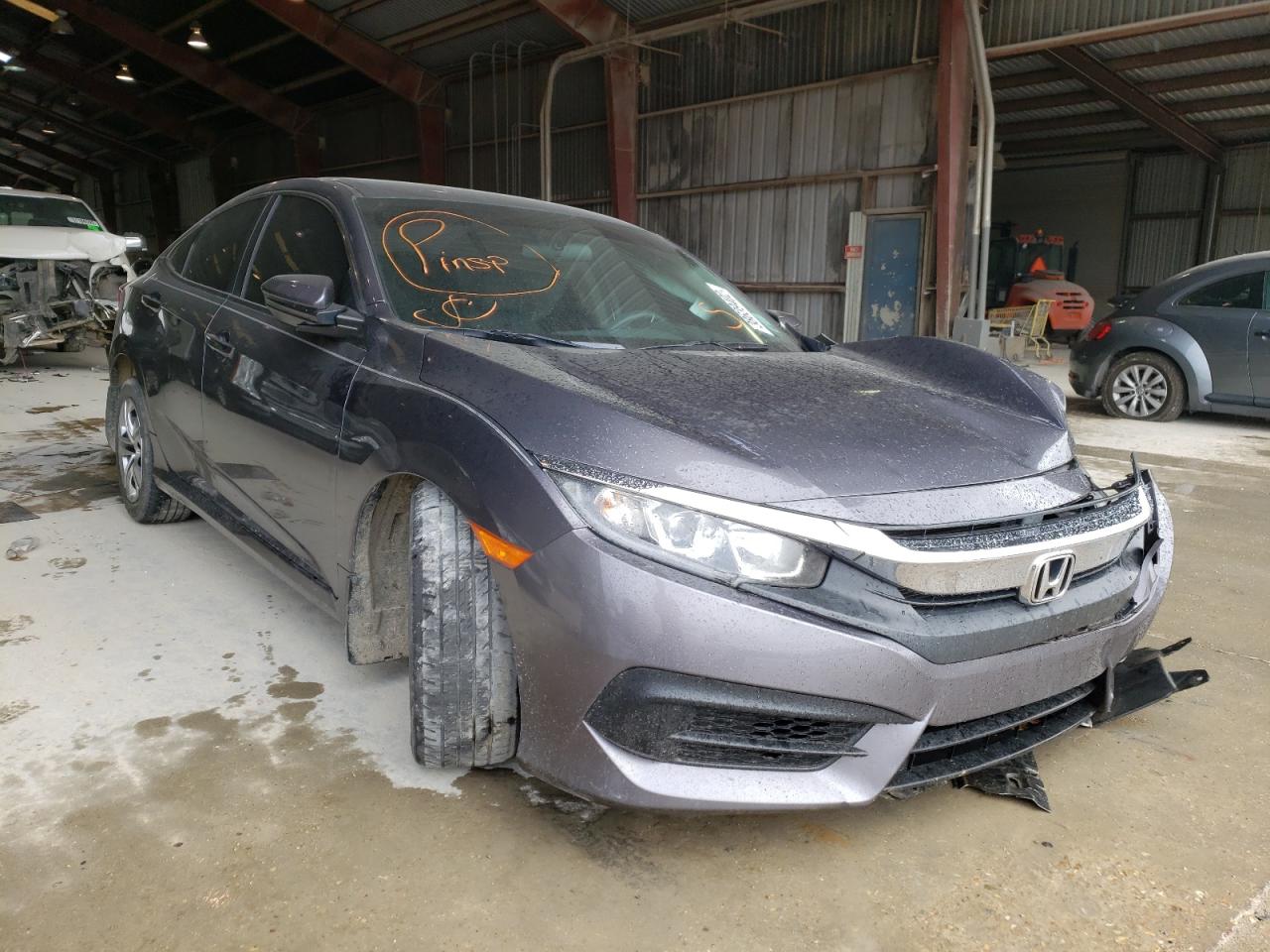 HONDA CIVIC LX 2016 with VIN 19XFC2F57GE058785 - Photo from auction