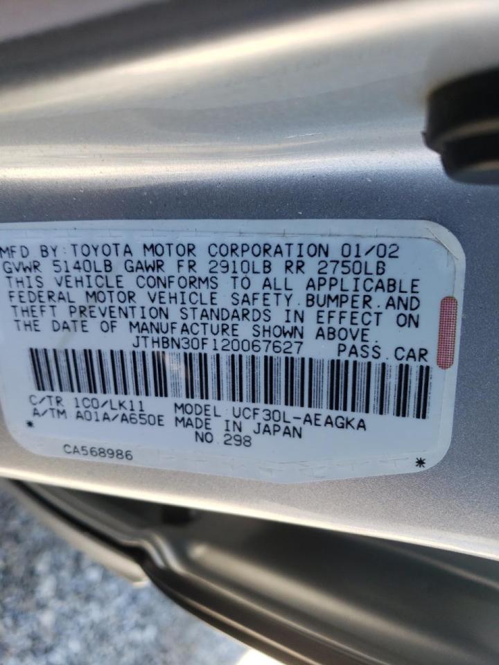 Photo 10 from auction – 2002 LEXUS LS 430 with VIN JTHBN30F120067627