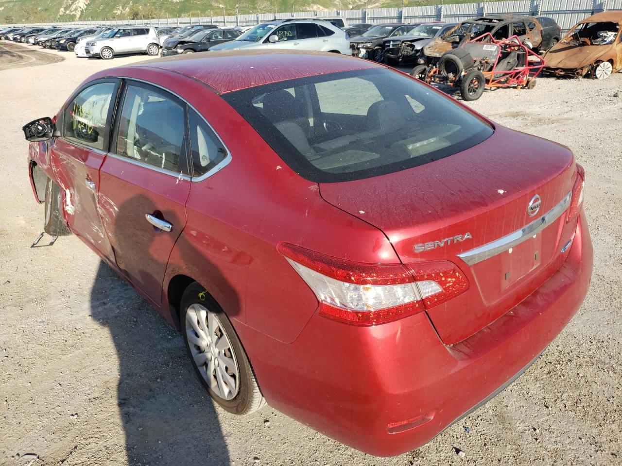 Photo 3 from auction – 2014 NISSAN SENTRA S with VIN 3N1AB7AP4EL658761