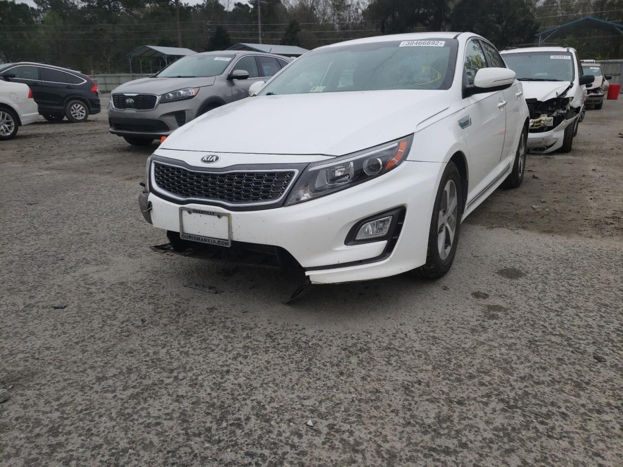 Photo 2 from auction – 2014 KIA OPTIMA HYB with VIN KNAGM4ADXE5067305