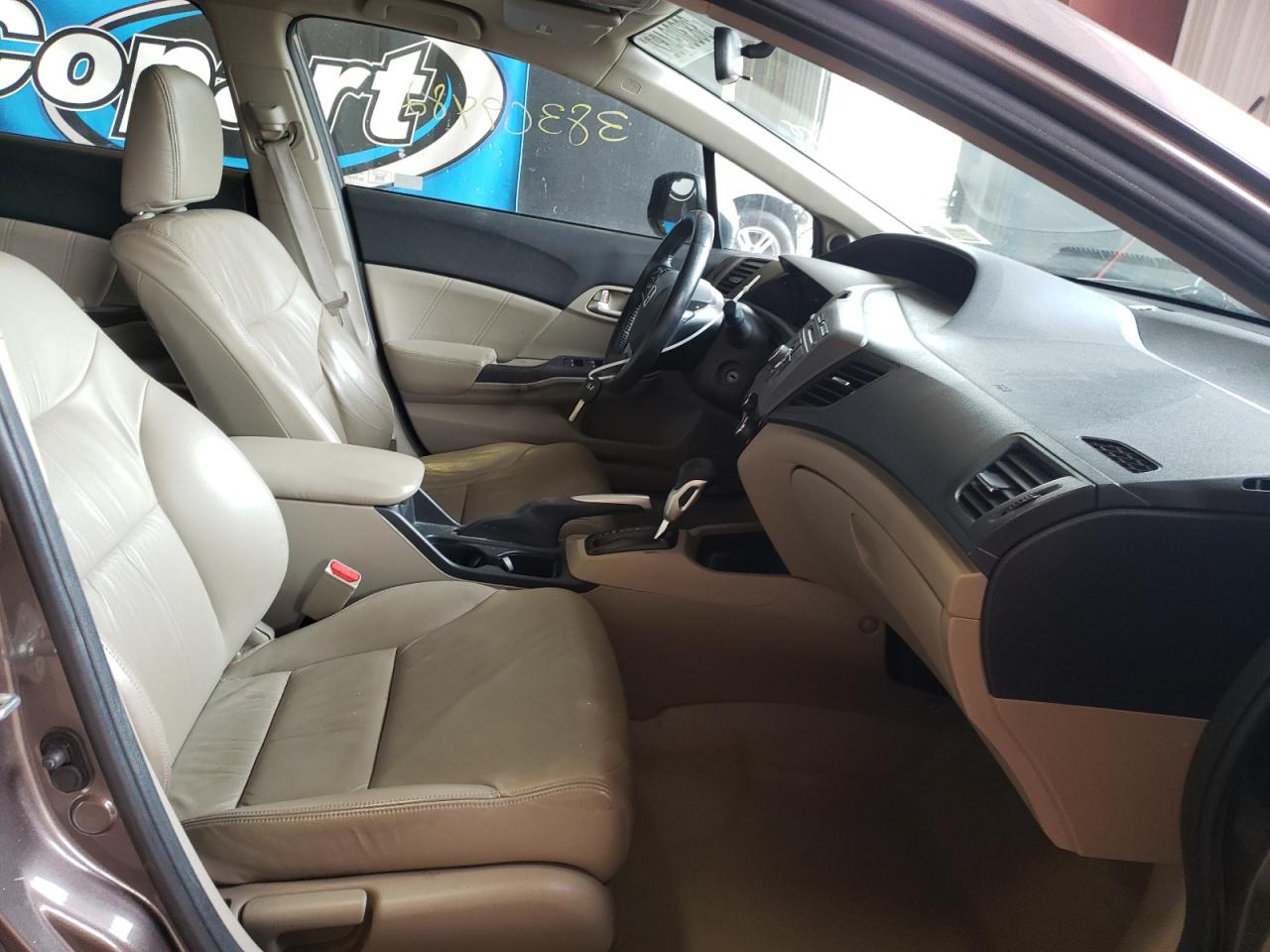 Photo 5 from auction – 2012 HONDA CIVIC EXL with VIN 2HGFB2F96CH522221