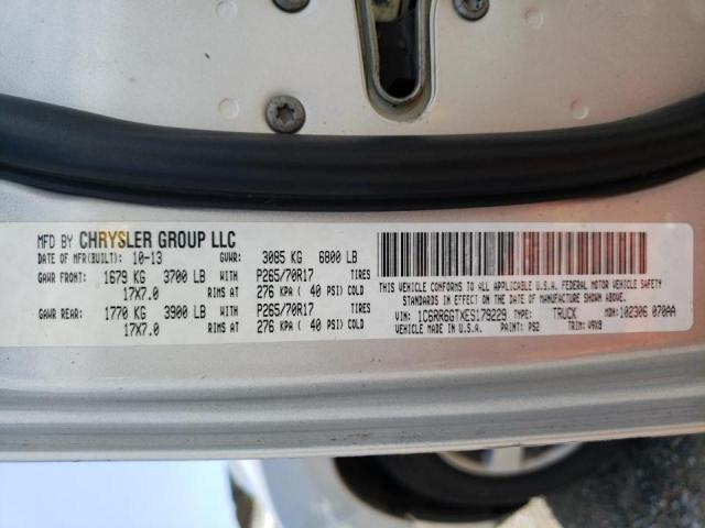 Photo 10 from auction – 2014 RAM 1500 SLT with VIN 1C6RR6GTXES179229