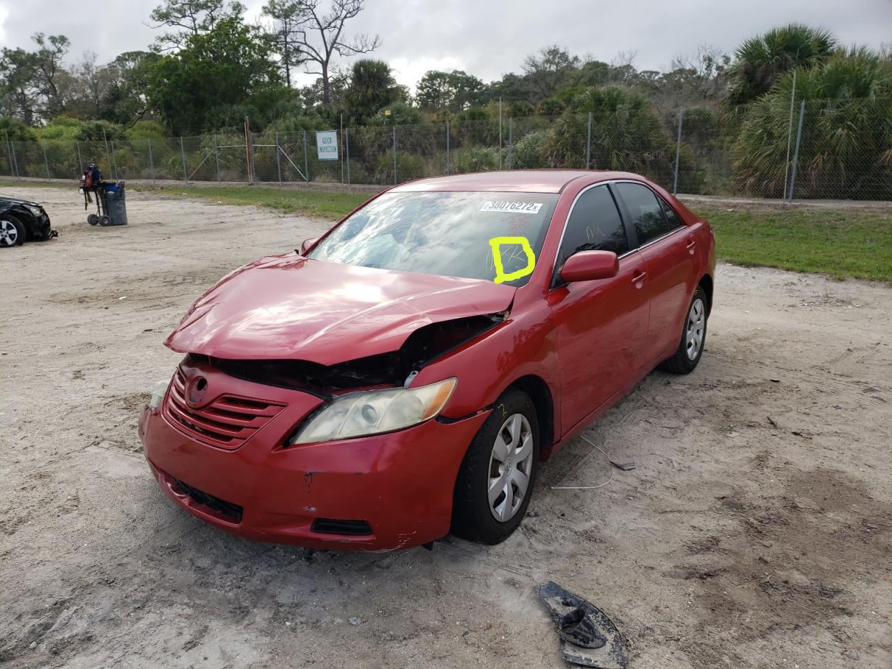 Photo 2 from auction – 2007 TOYOTA CAMRY CE with VIN 4T1BE46K77U018441