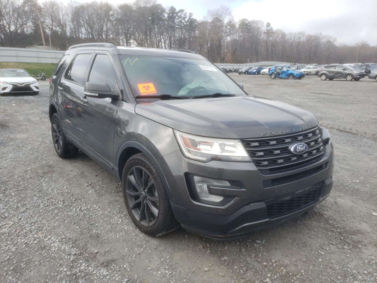FORD EXPLORER X 2017 with VIN 1FM5K8D81HGC12533 - Photo from auction