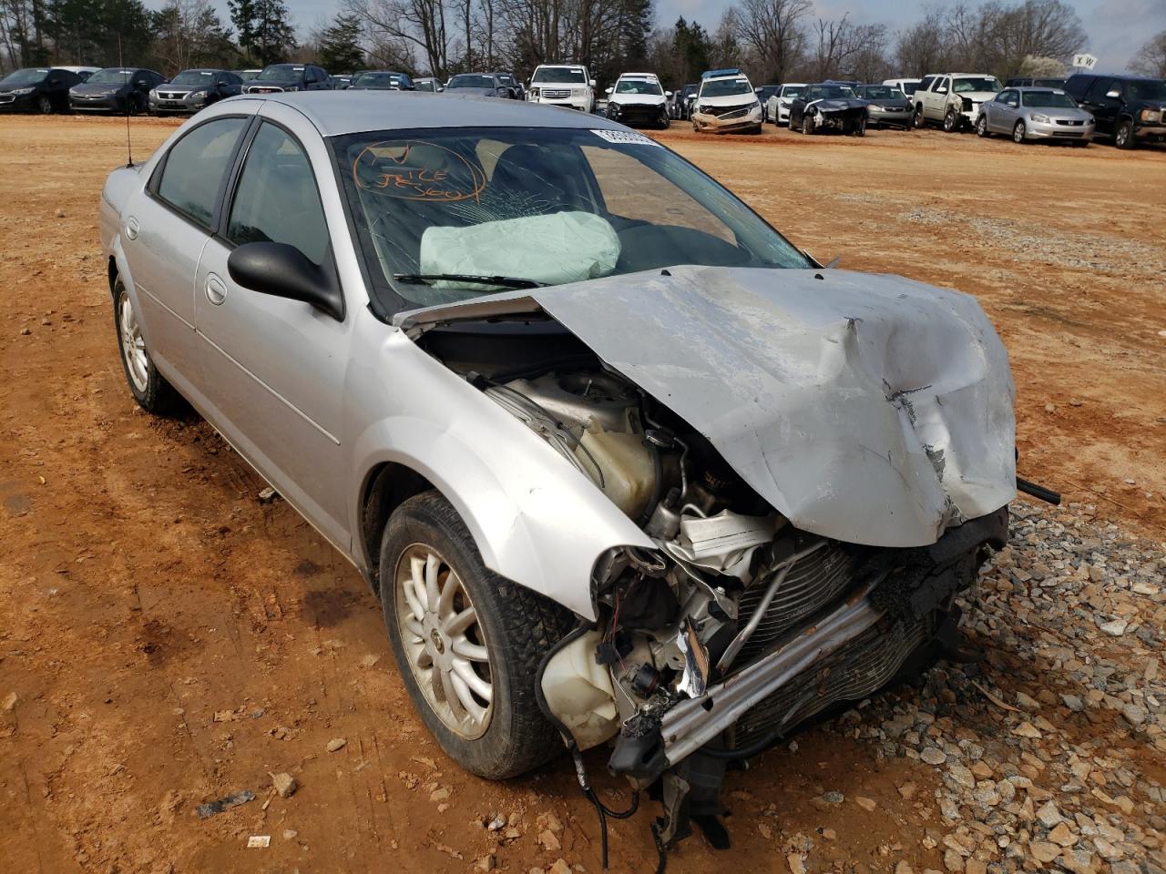 CHRYSLER SEBRING LX 2003 with VIN 1C3EL46T53N572876 - Photo from auction