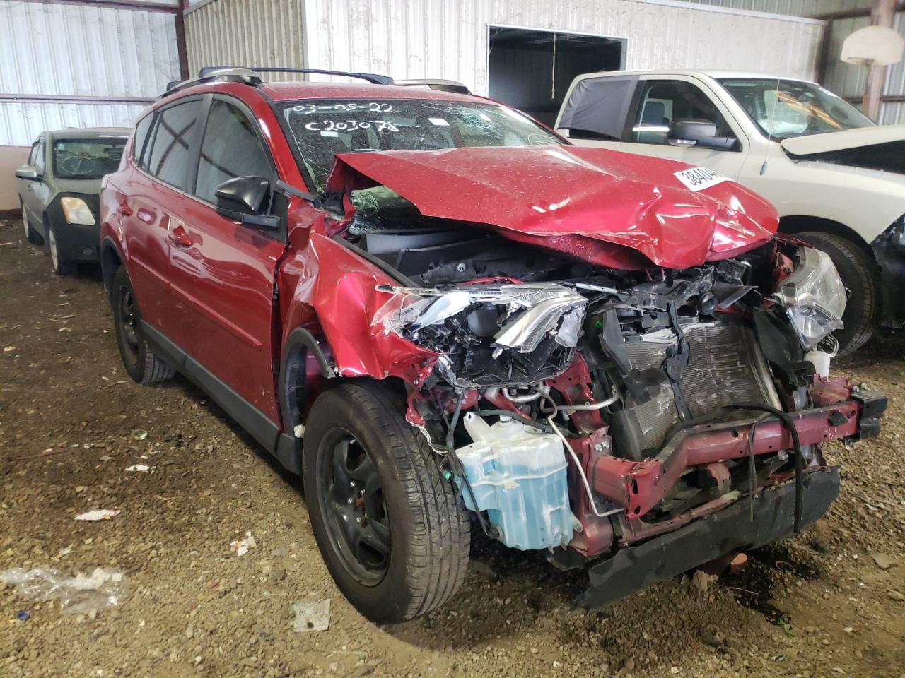 Photo 1 from auction – 2016 TOYOTA RAV4 LE with VIN JTMZFREVXGJ082502