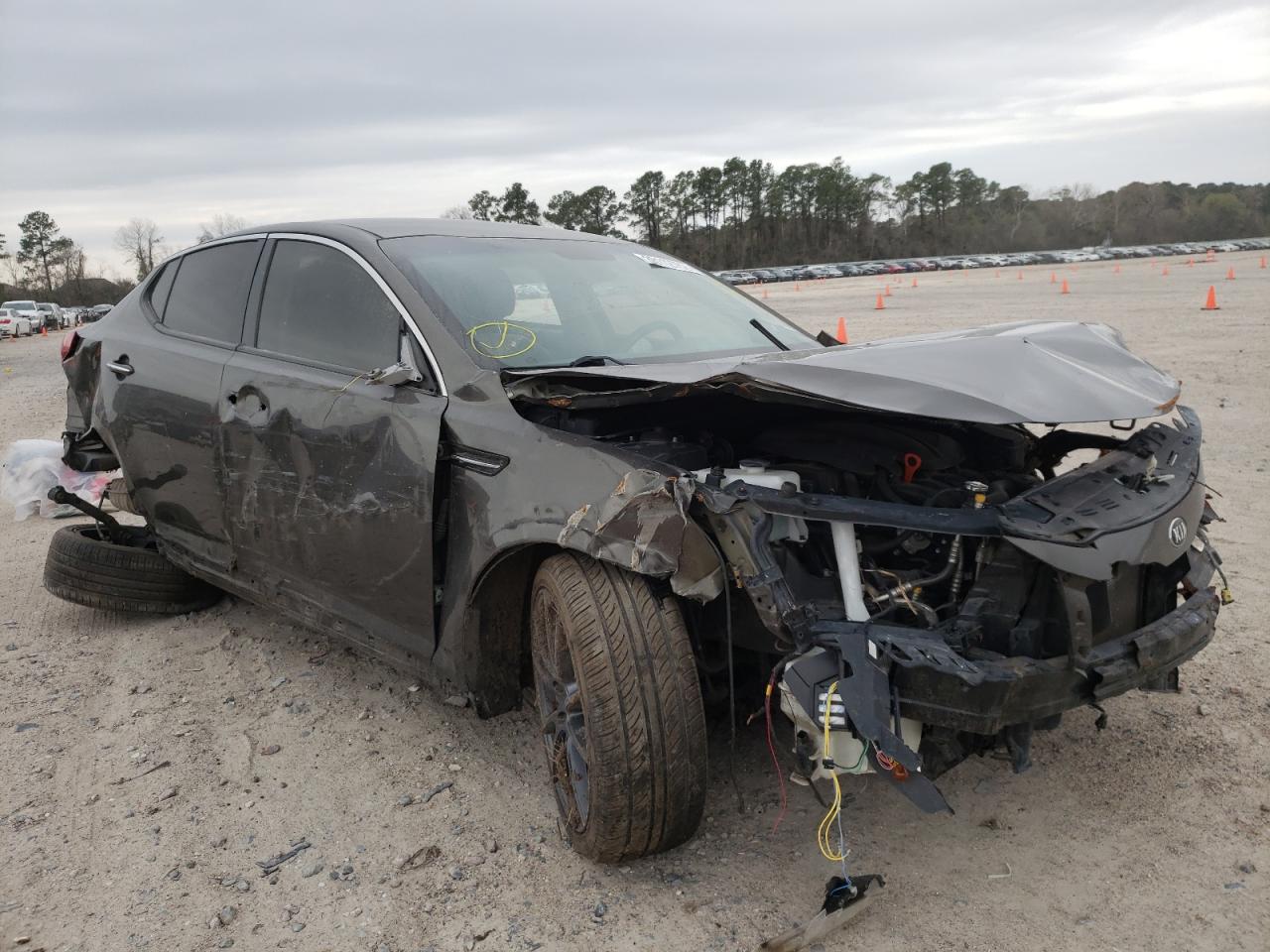 KIA OPTIMA LX 2013 with VIN 5XXGM4A70DG144089 - Photo from auction
