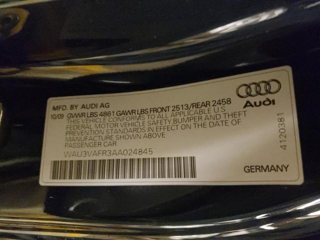Photo 10 from auction – 2010 AUDI S5 PRESTIG with VIN WAU3VAFR3AA024845