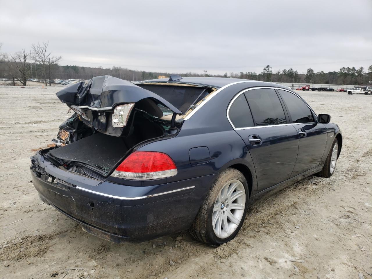 Photo 4 from auction – 2006 BMW 750 LI with VIN WBAHN83556DT37952