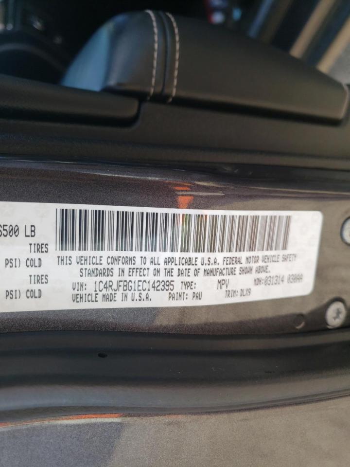 Photo 10 from auction – 2014 JEEP GRAND CHER with VIN 1C4RJFBG1EC142395