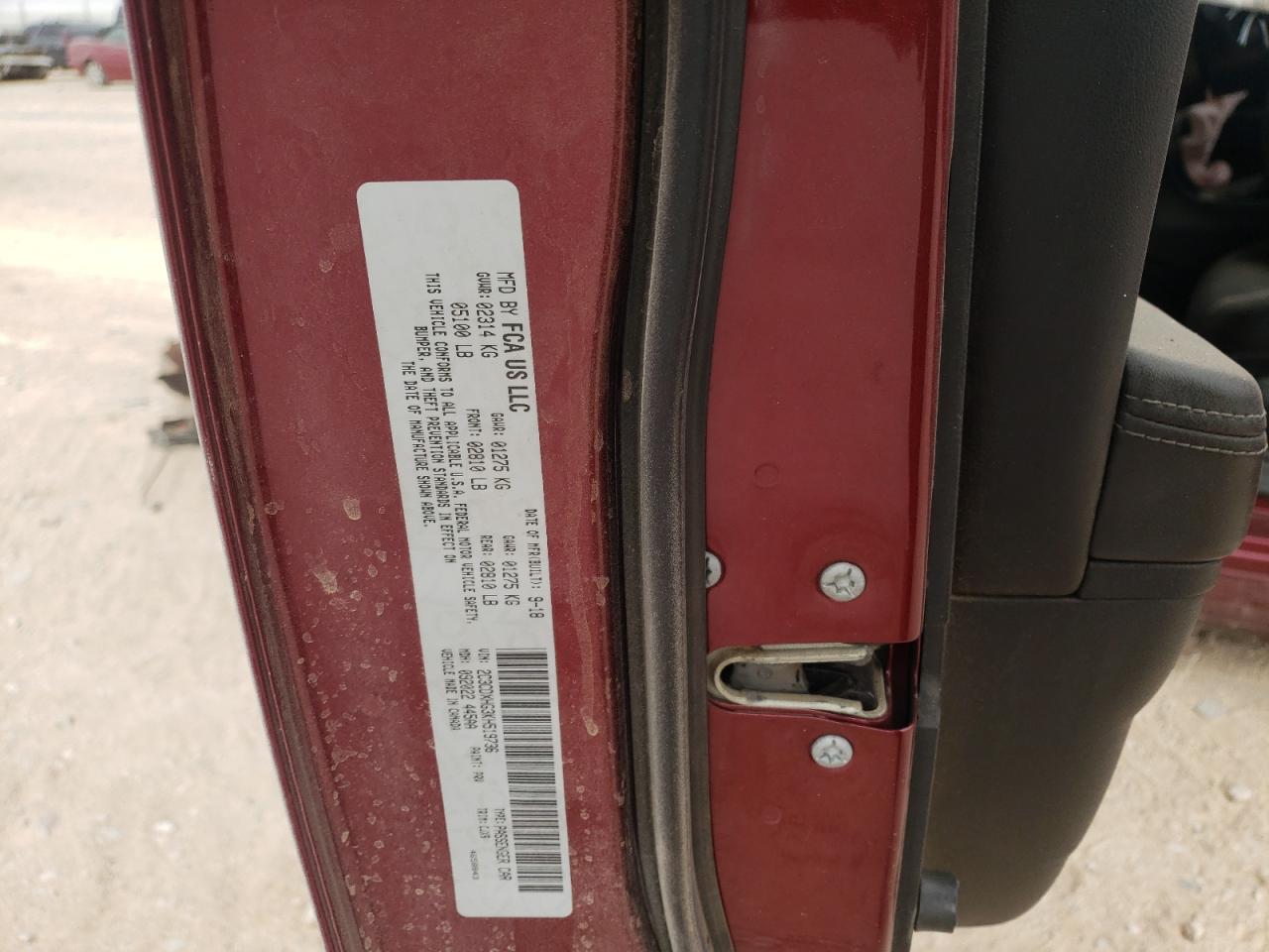 Photo 10 from auction – 2019 DODGE CHARGER GT with VIN 2C3CDXHG3KH519736