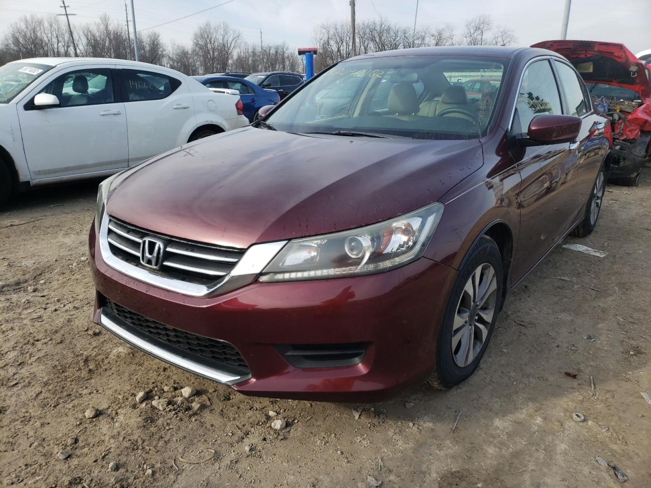 Photo 2 from auction – 2014 HONDA ACCORD LX with VIN 1HGCR2F32EA038011