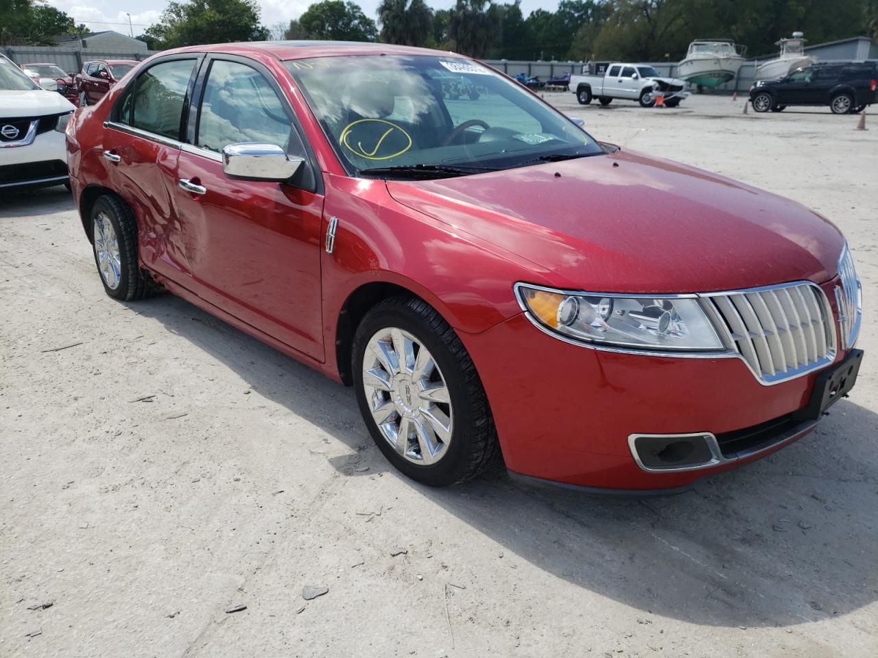 LINCOLN MKZ 2011 with VIN 3LNHL2GC3BR756670 - Photo from auction
