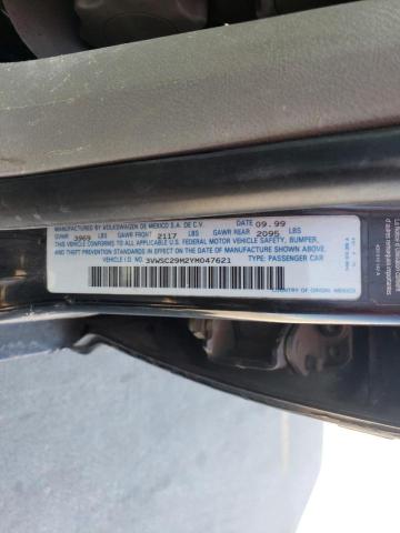 Photo 10 from auction – 2000 VOLKSWAGEN JETTA GLS with VIN 3VWSC29M2YM047621