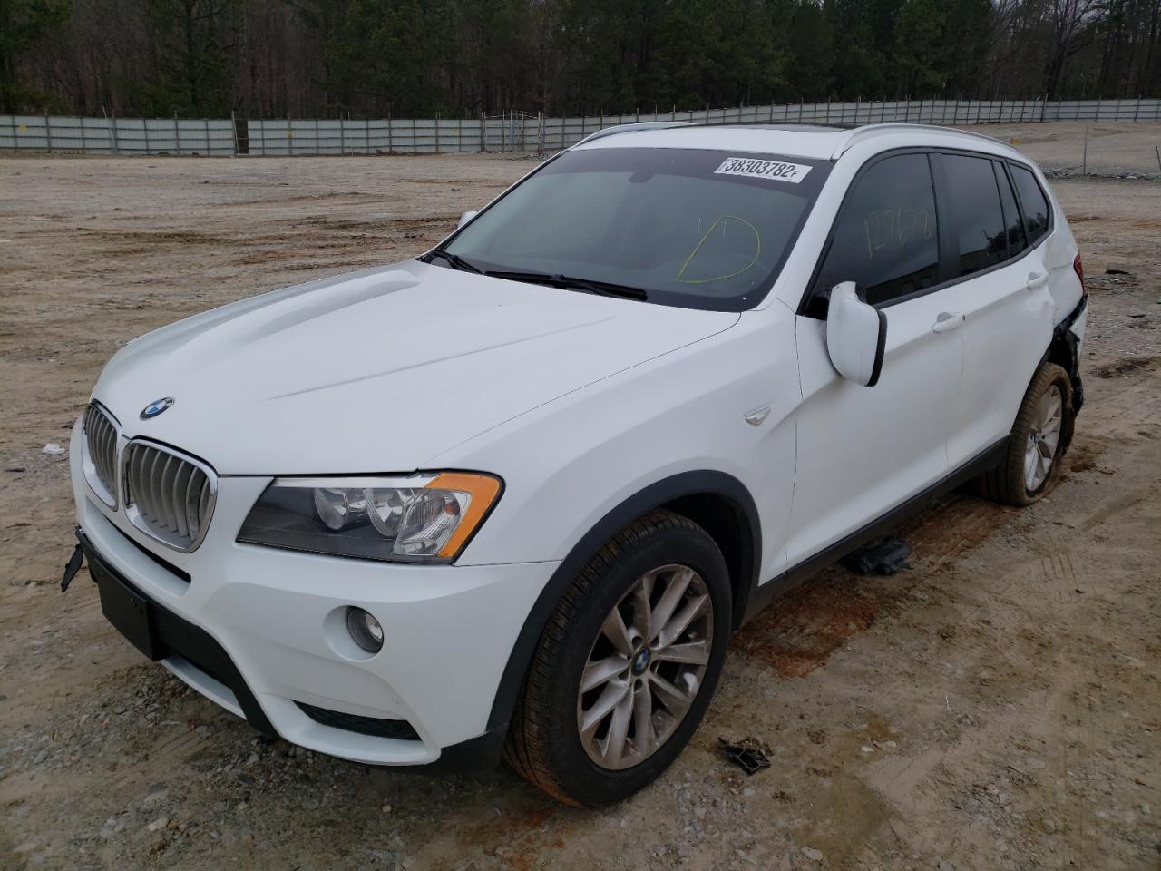 Photo 2 from auction – 2013 BMW X3 XDRIVE2 with VIN 5UXWX9C59D0D06476