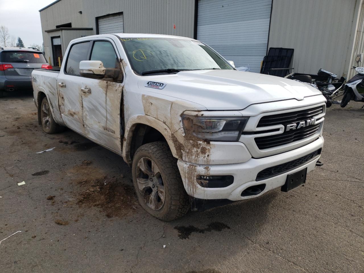 RAM 1500 LARAM 2020 with VIN 1C6SRFRMXLN244812 - Photo from auction