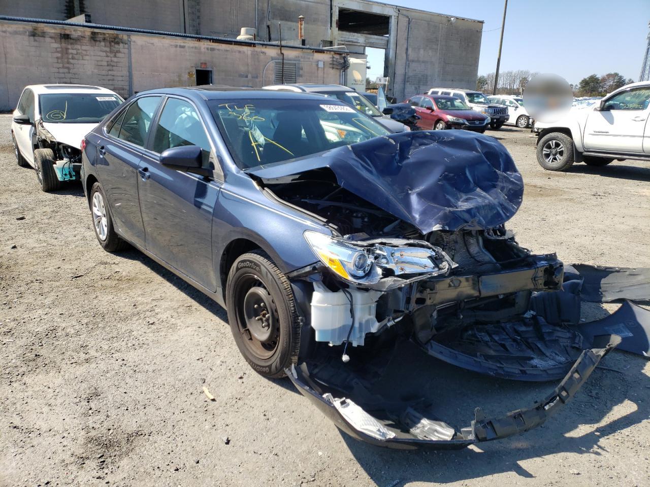 TOYOTA CAMRY LE 2017 with VIN 4T1BF1FK3HU621626 - Photo from auction