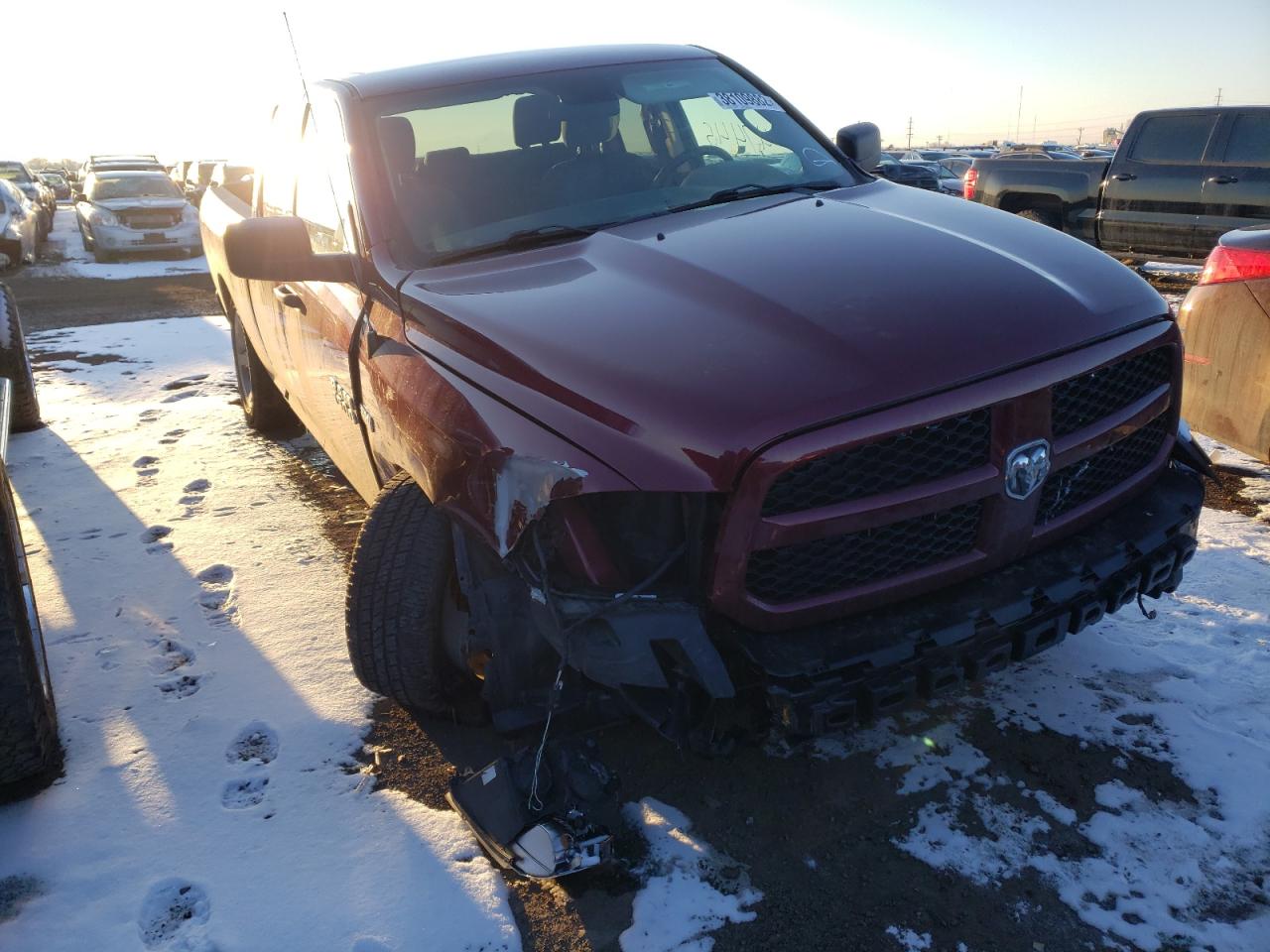 RAM 1500 ST 2017 with VIN 1C6RR7FT9HS587796 - Photo from auction