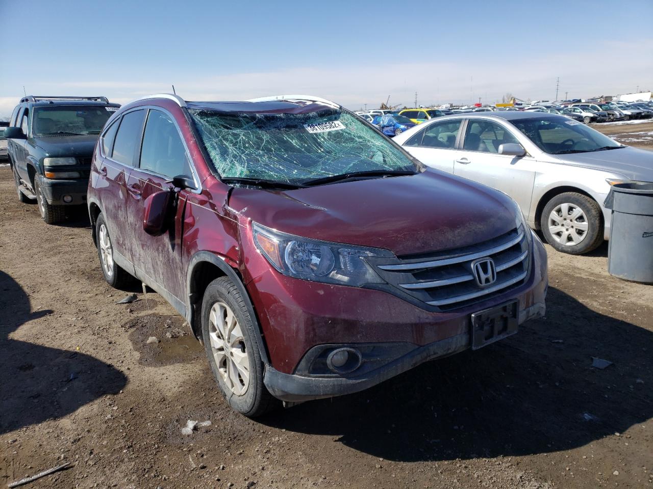 Photo 1 from auction – 2014 HONDA CR-V EXL with VIN 5J6RM4H75EL006347