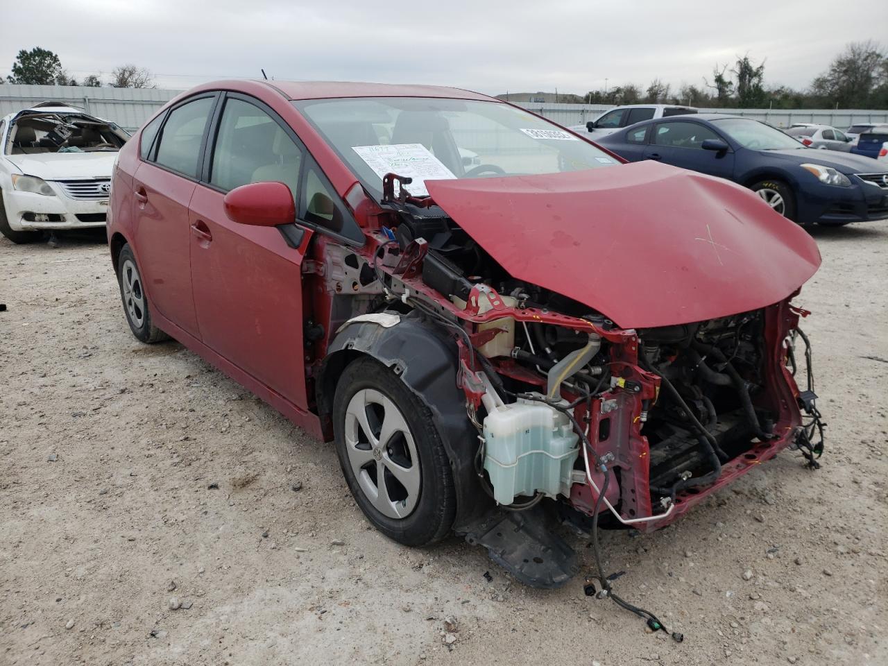 TOYOTA PRIUS 2015 with VIN JTDKN3DU7F0414698 - Photo from auction