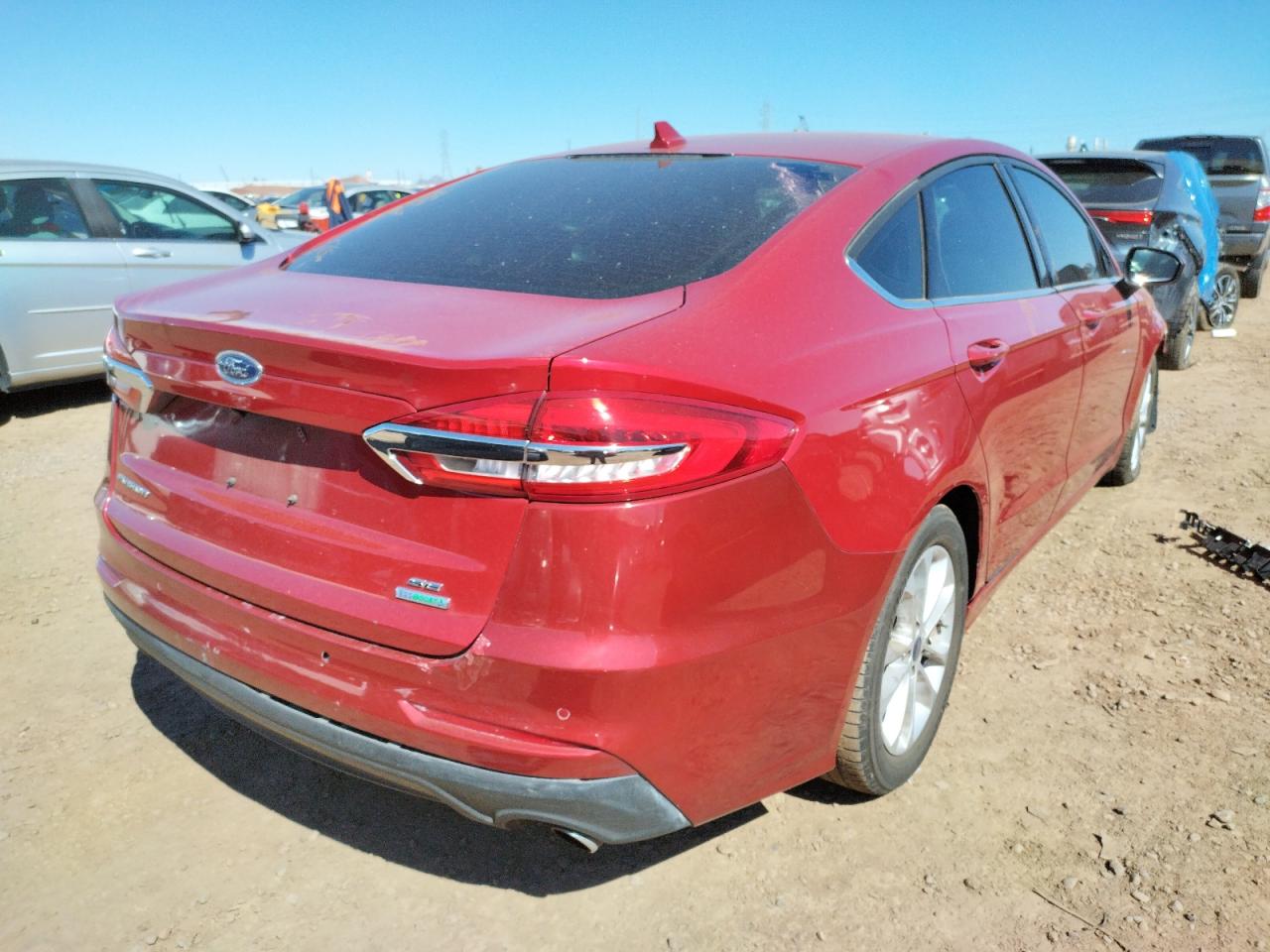 Photo 4 from auction – 2020 FORD FUSION SE with VIN 3FA6P0HD8LR189746