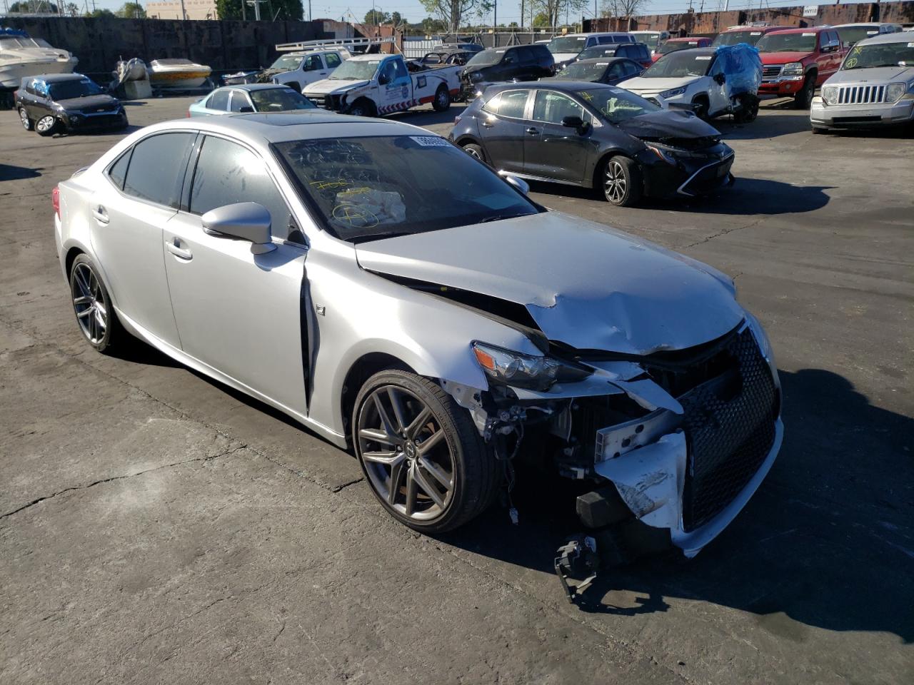 LEXUS IS 200T 2016 with VIN JTHBA1D21G5013794 - Photo from auction