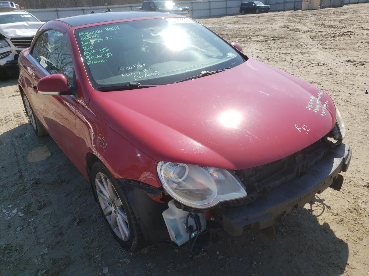 Photo 1 from auction – 2008 VOLKSWAGEN EOS TURBO with VIN WVWBA71F08V004050