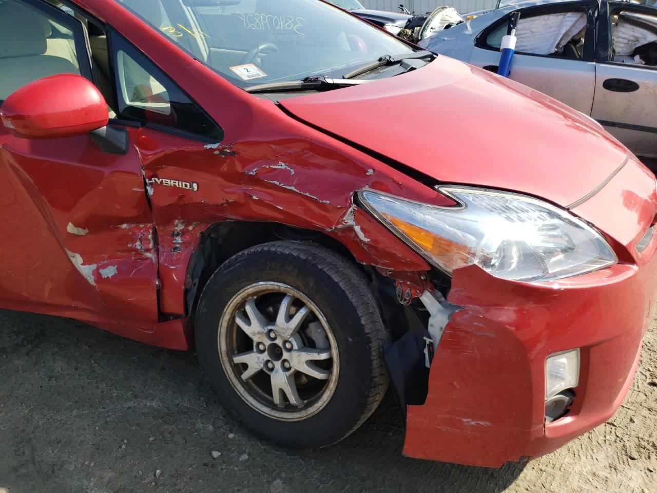 Photo 9 from auction – 2010 TOYOTA PRIUS with VIN JTDKN3DU0A5133015