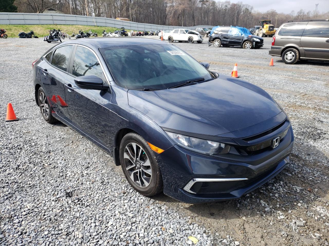 HONDA CIVIC LX 2019 with VIN 19XFC2F64KE023316 - Photo from auction