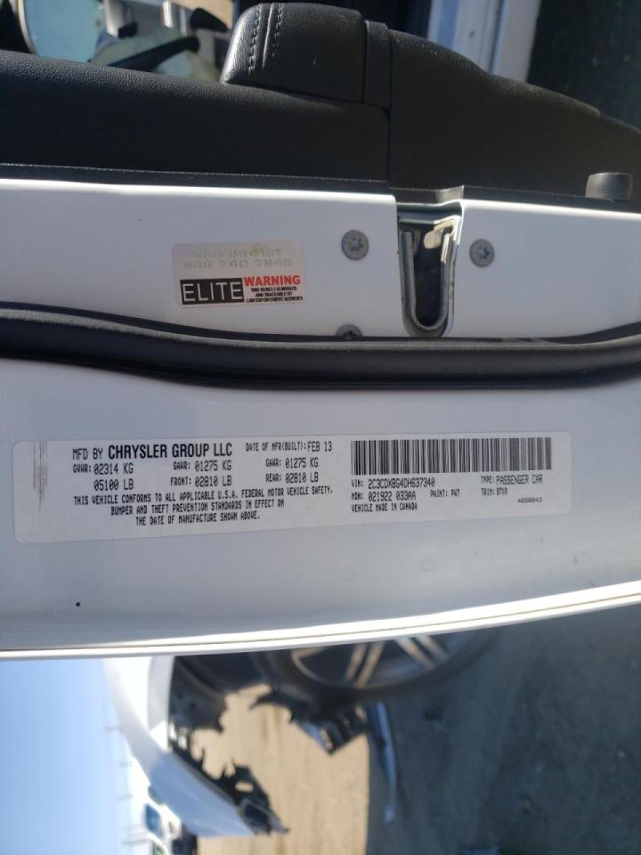 Photo 10 from auction – 2013 DODGE CHARGER SE with VIN 2C3CDXBG4DH637340