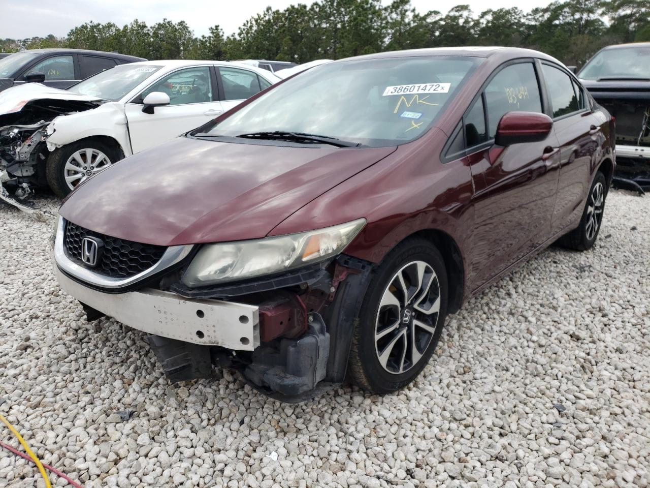 Photo 2 from auction – 2015 HONDA CIVIC EX with VIN 19XFB2F88FE043871