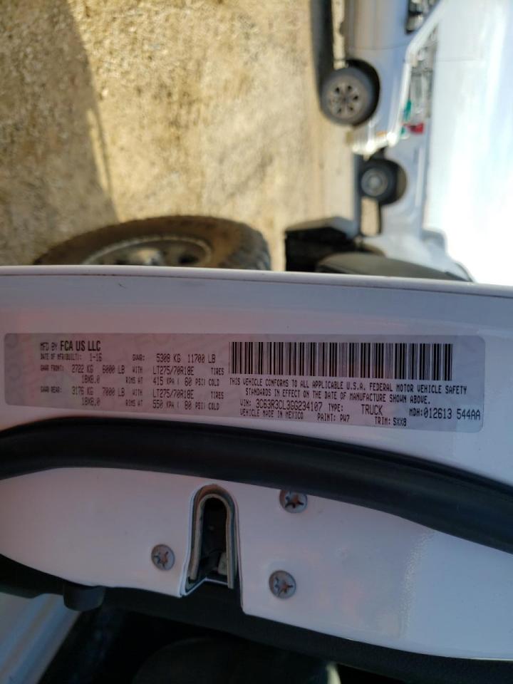 Photo 10 from auction – 2016 RAM 3500 ST with VIN 3C63R3CL3GG234107