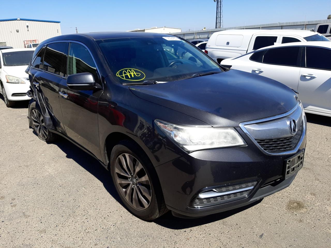 ACURA MDX TECHNO 2015 with VIN 5FRYD3H60FB008612 - Photo from auction