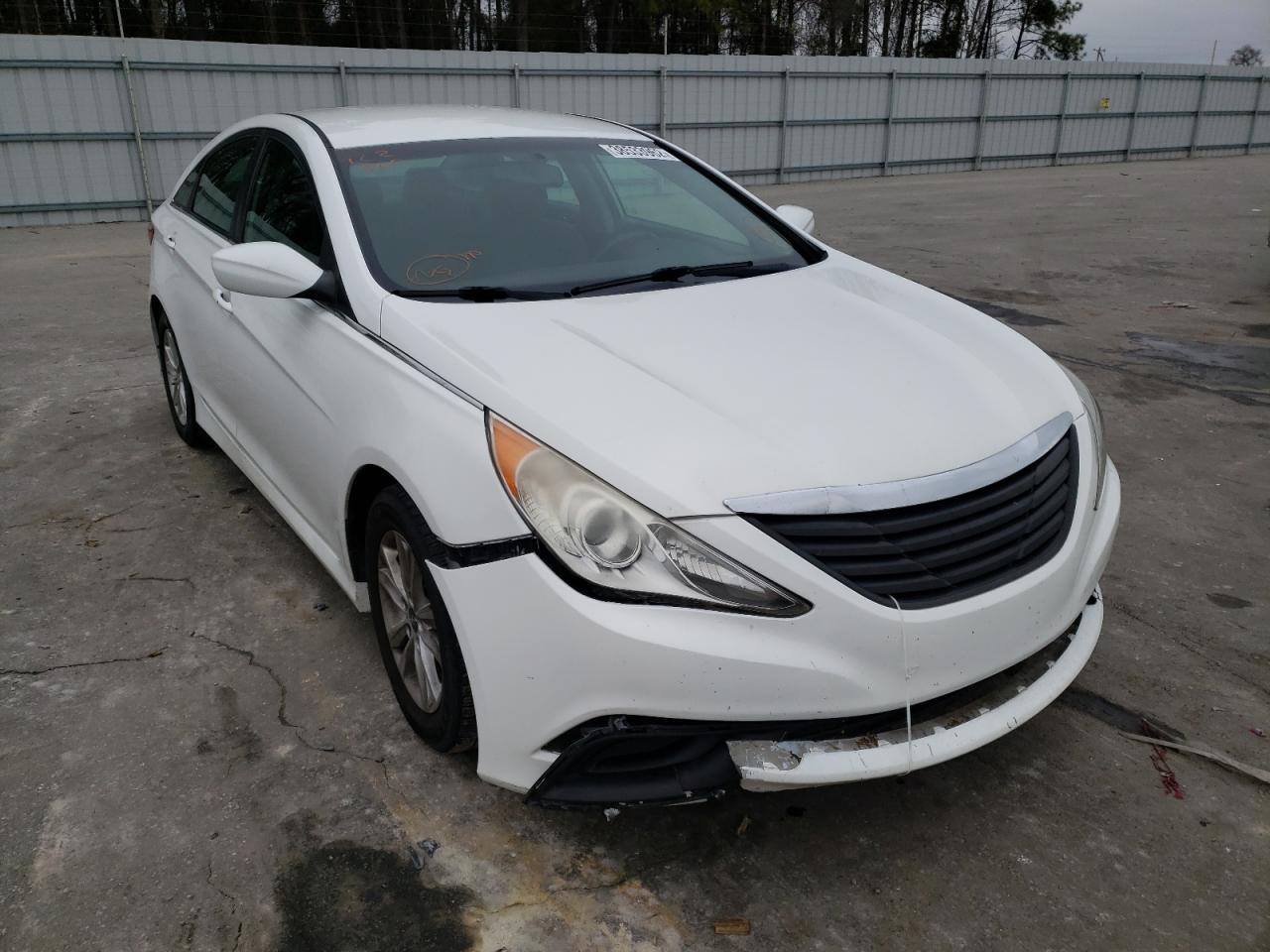 Photo 1 from auction – 2014 HYUNDAI SONATA GLS with VIN 5NPEB4AC8EH843289