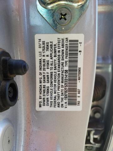 Photo 10 from auction – 2014 HONDA CIVIC LX with VIN 19XFB2F52EE014158