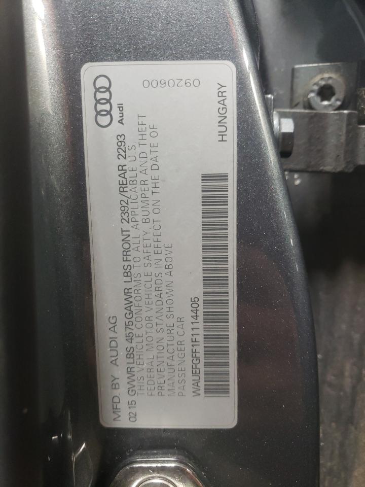 Photo 10 from auction – 2015 AUDI A3 PREMIUM with VIN WAUEFGFF1F1114405