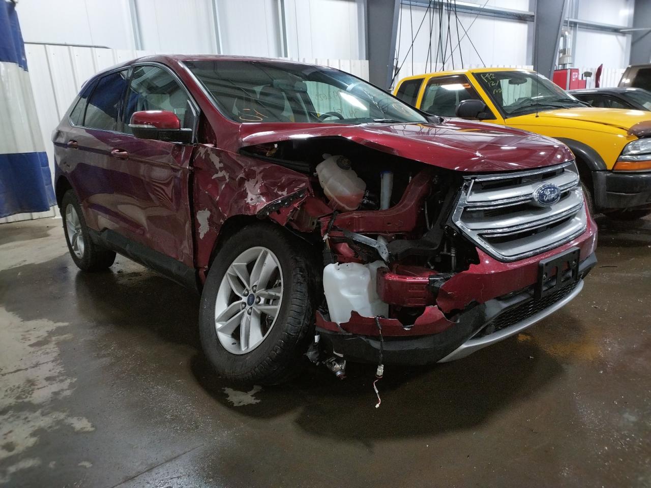 FORD EDGE SEL 2018 with VIN 2FMPK4J89JBB05264 - Photo from auction