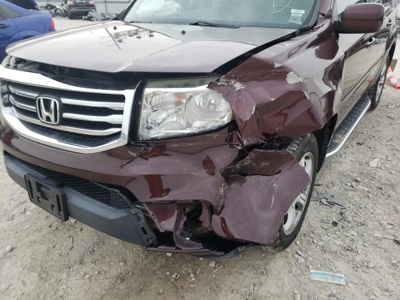 Photo 9 from auction – 2015 HONDA PILOT EXLN with VIN 5FNYF4H72FB054825