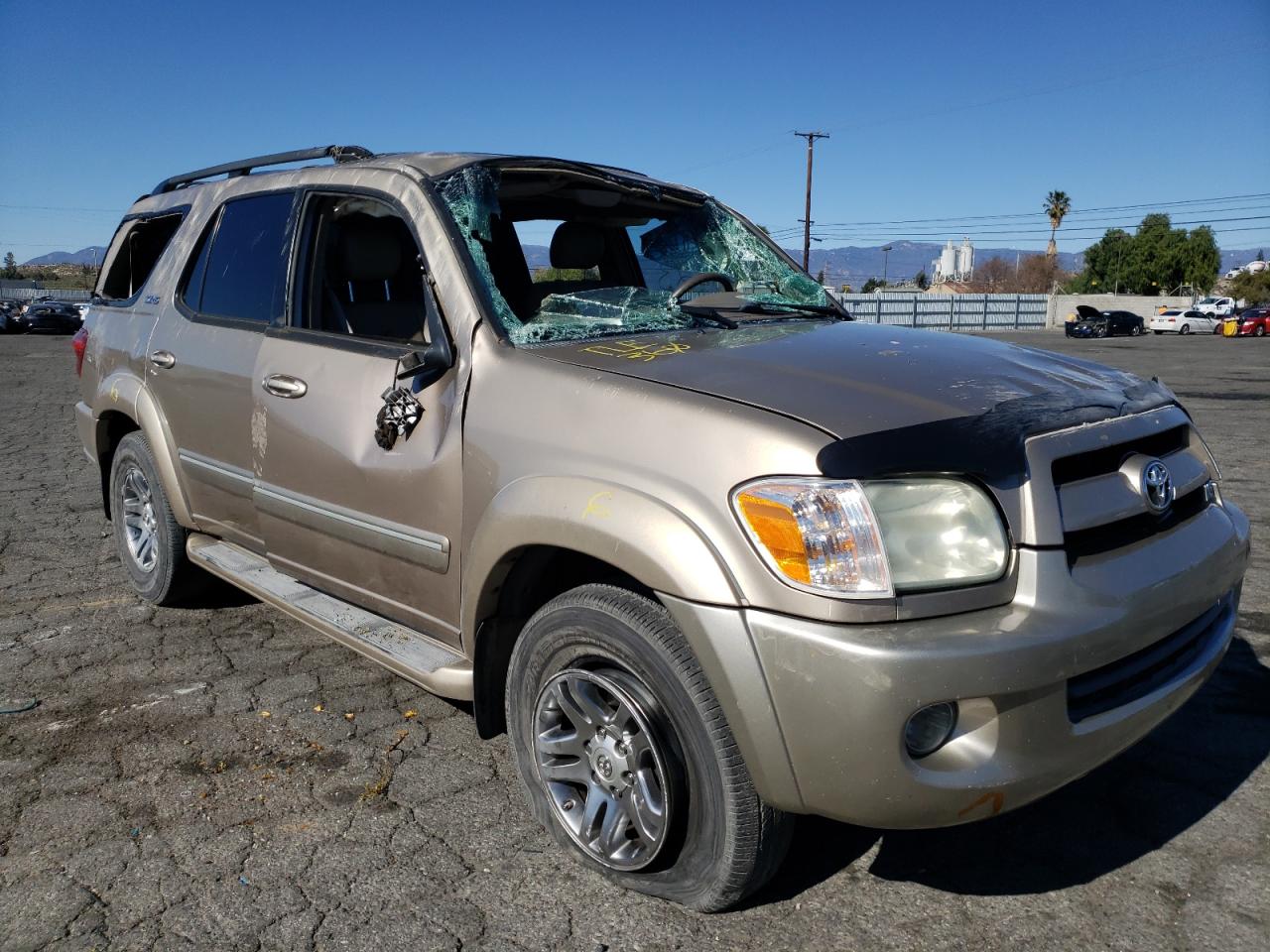 TOYOTA SEQUOIA SR 2007 with VIN 5TDZT34A87S294516 - Photo from auction
