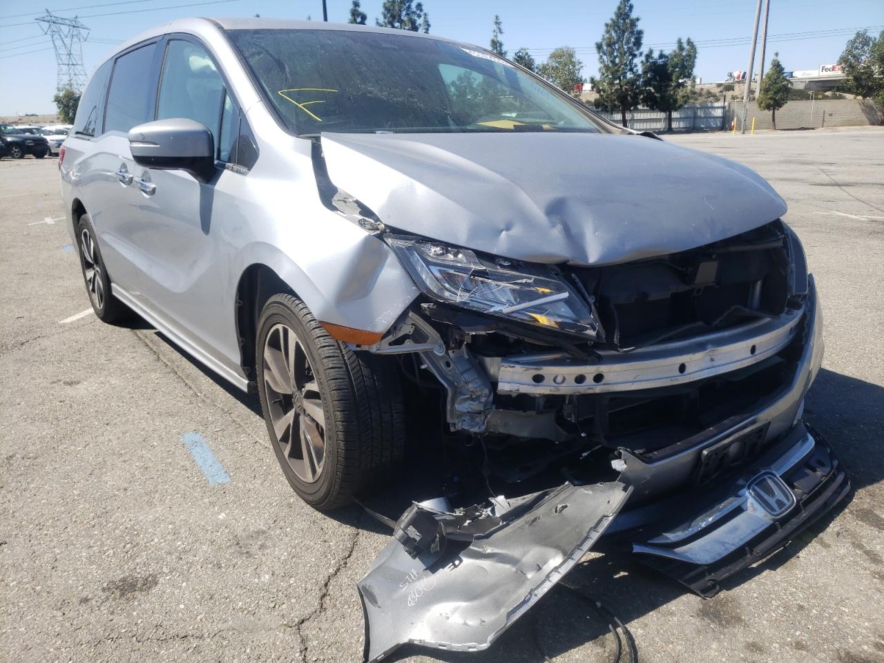 HONDA ODYSSEY EL 2018 with VIN 5FNRL6H97JB030068 - Photo from auction