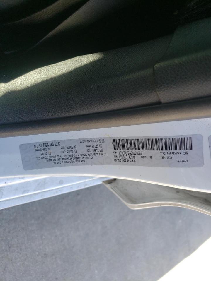 Photo 10 from auction – 2016 CHRYSLER 200 LX with VIN 1C3CCCFB4GN186366