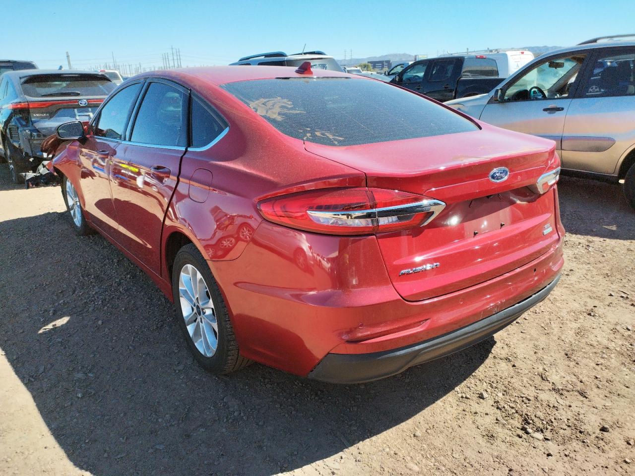 Photo 3 from auction – 2020 FORD FUSION SE with VIN 3FA6P0HD8LR189746