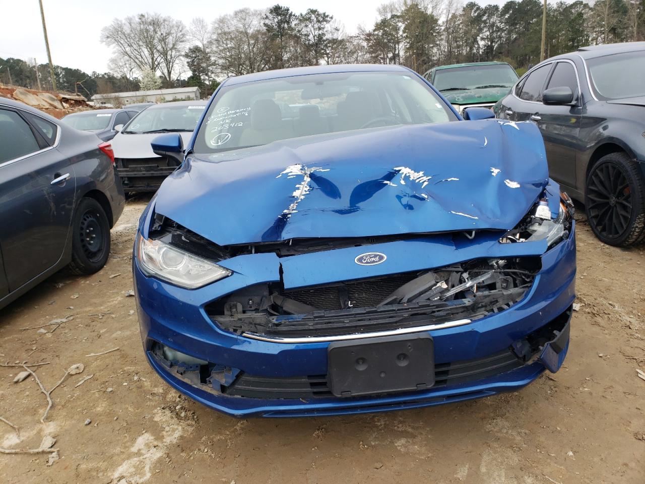 Photo 9 from auction – 2018 FORD FUSION S with VIN 3FA6P0G76JR203412