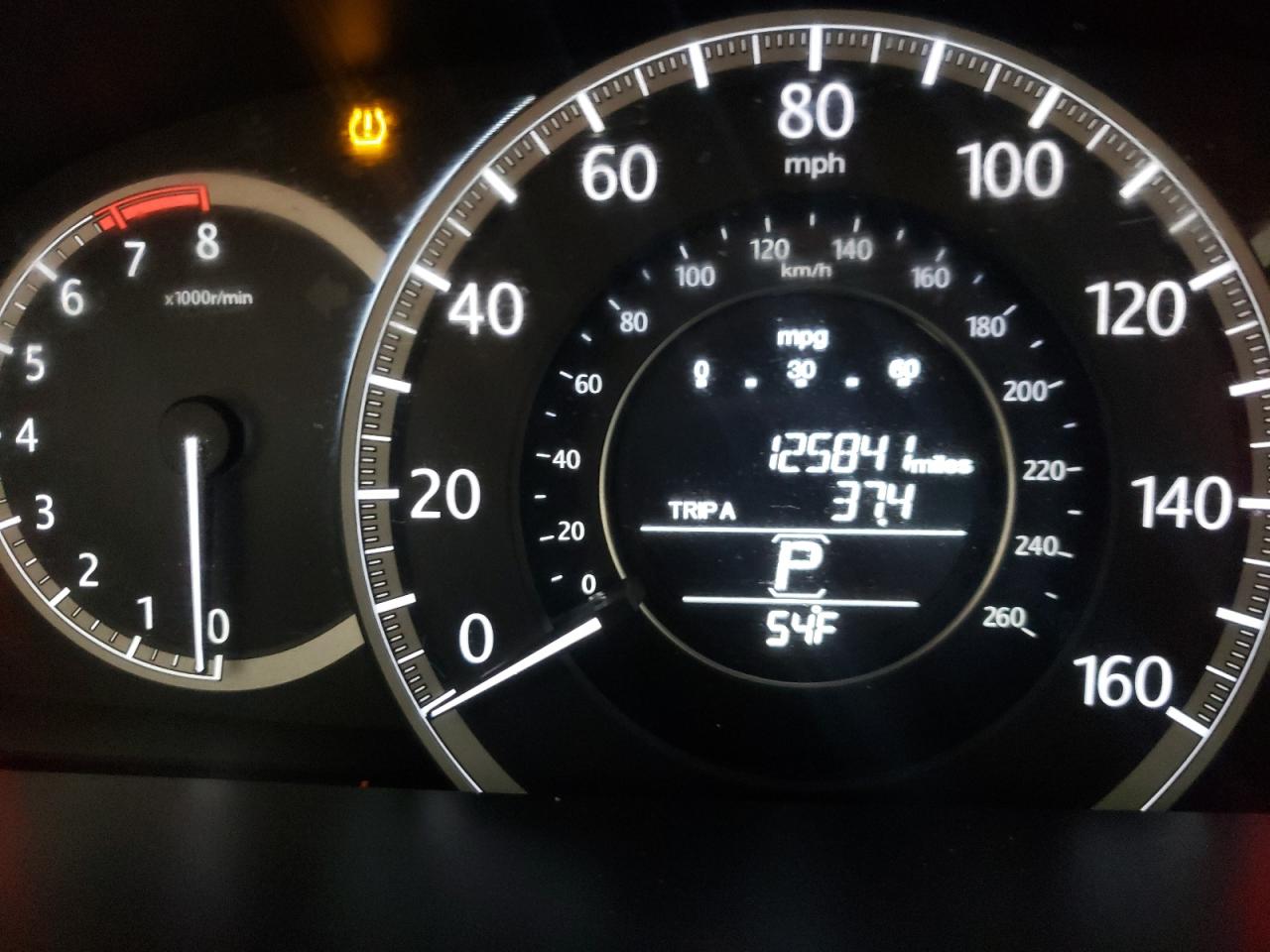 Photo 8 from auction – 2014 HONDA ACCORD LX with VIN 1HGCR2F35EA080494