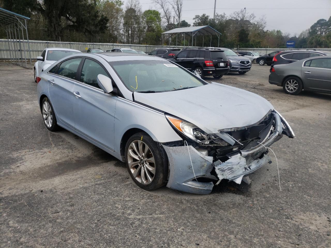 HYUNDAI SONATA SE 2013 with VIN 5NPEC4AC9DH769280 - Photo from auction